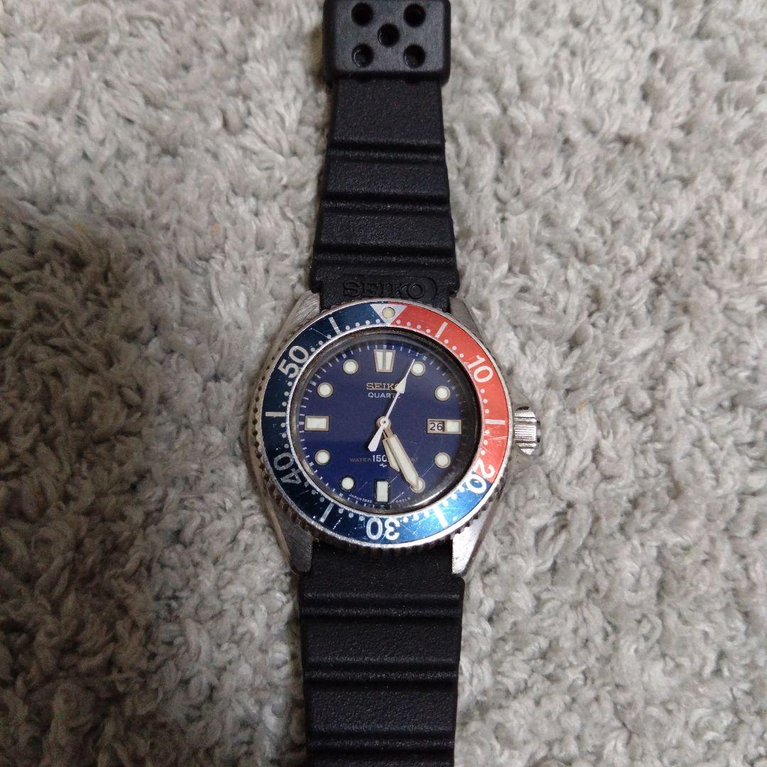 稼働 SEIKO 腕時計 ペプシカラー 150mダイバー ボーイズ 1162 世界的にロングセラーとなったシンプルなソーラーダイバーズに
