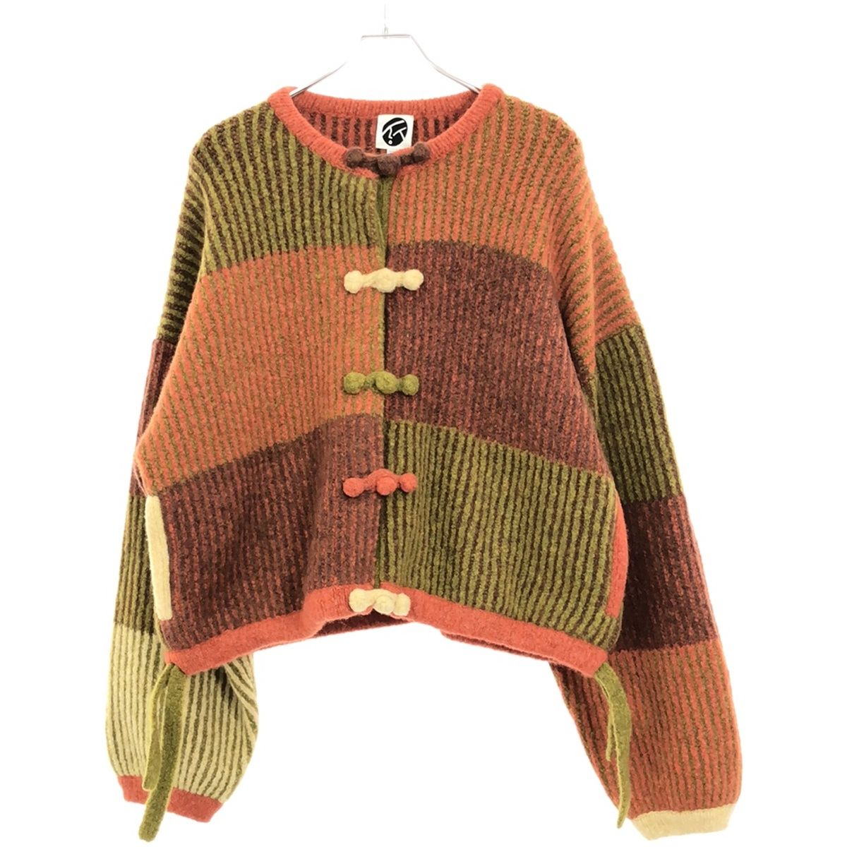 Yan Yan ヤンヤン 22AW ニットカーディガン ミックス M（LADY'S