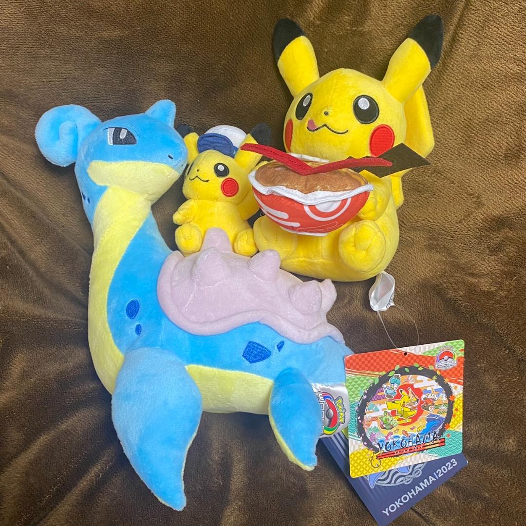 まとめ売り　ぬいぐるみ　ポケモン　ピカチュウ ヨッシー　ラブライブ　パズドラ ラプラス ピカチュウ ぬいぐるみ ポケモンワールドチャンピオン