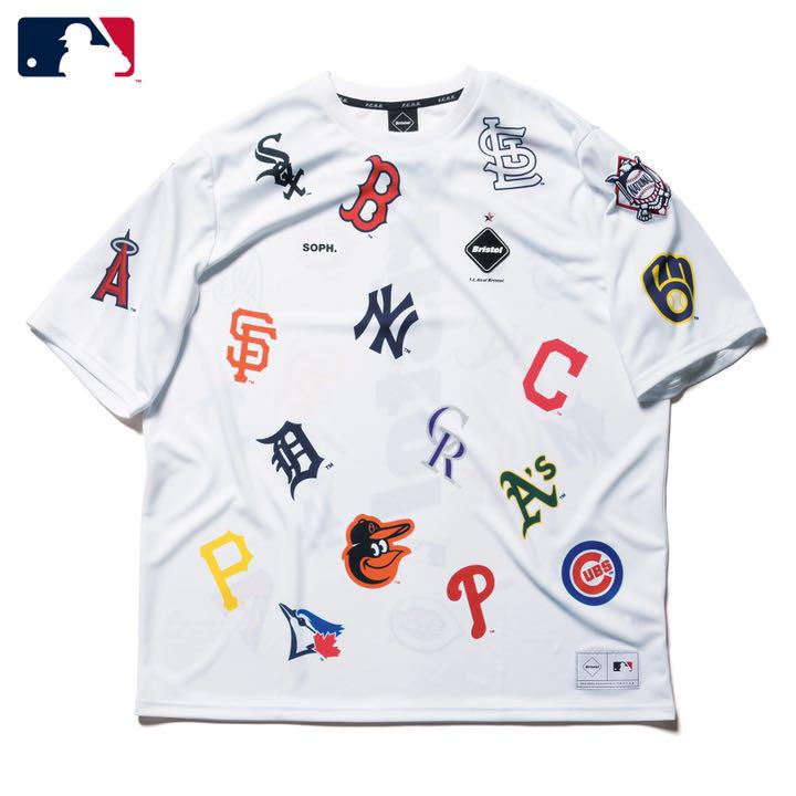 F.C.R.B. MLB TOUR TEAM TEE ネイビー F.C.Real Bristol 21AW MLB TOUR TEAM TEE FCRB-212020 エフシー