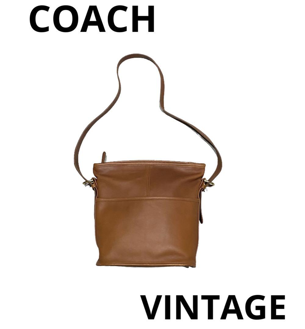 生産終了ヴィンテージCOACH ブラウンレザーウエストバッグ s-l1200.jpg