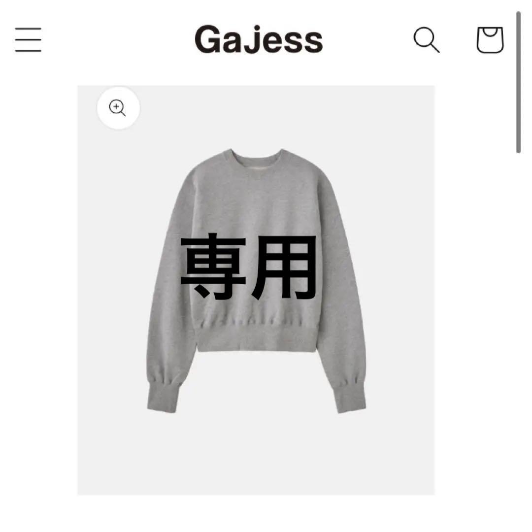 gajess ガジェス　just sweat shirt スウェット gajess ガジェスJUST SWEATSHIRT（College Sweatshirt In Jet