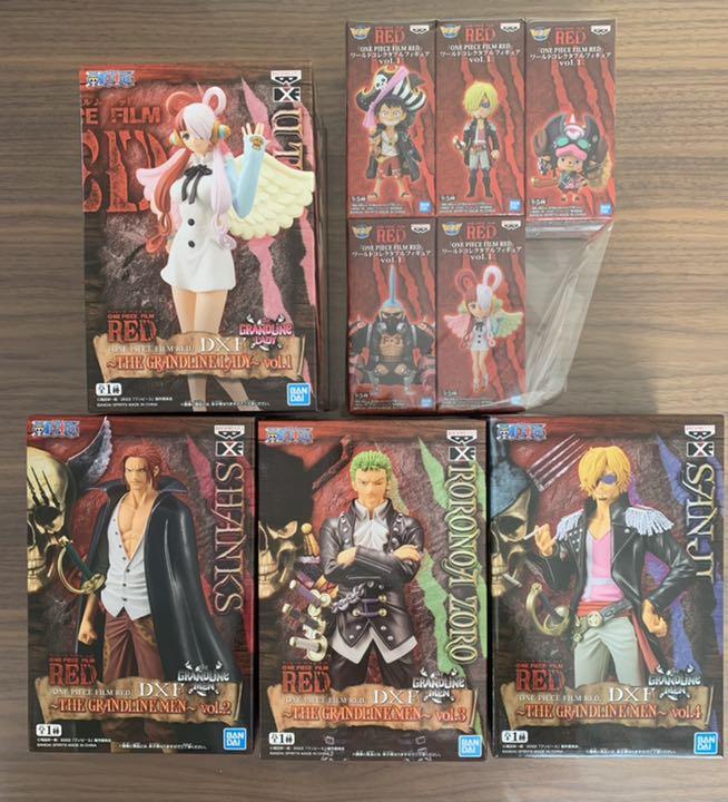 ONE PIECE FILM RED ワーコレ　コンプリート　ワンピース 開封】『ONE PIECE FILM RED』 ワールドコレクタブルフィギュア