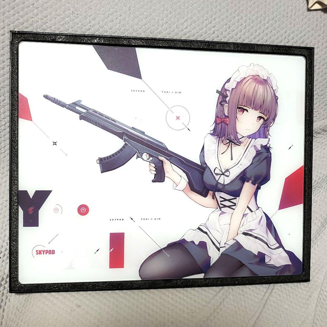 美品　YukiAim SKYPAD3.0 XL コラボマウスパッド SKYPAD 3.0 Yuki Aim XL Glass Mouse Pad Yukiaim Edition Used