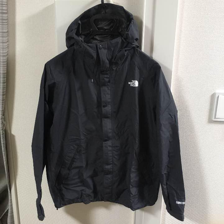 【美品】ノースフェイス　マウンテンパーカー GORE-TEX BLACK THE NORTH FACE マウンテンパーカー ウインドブレーカー FACE