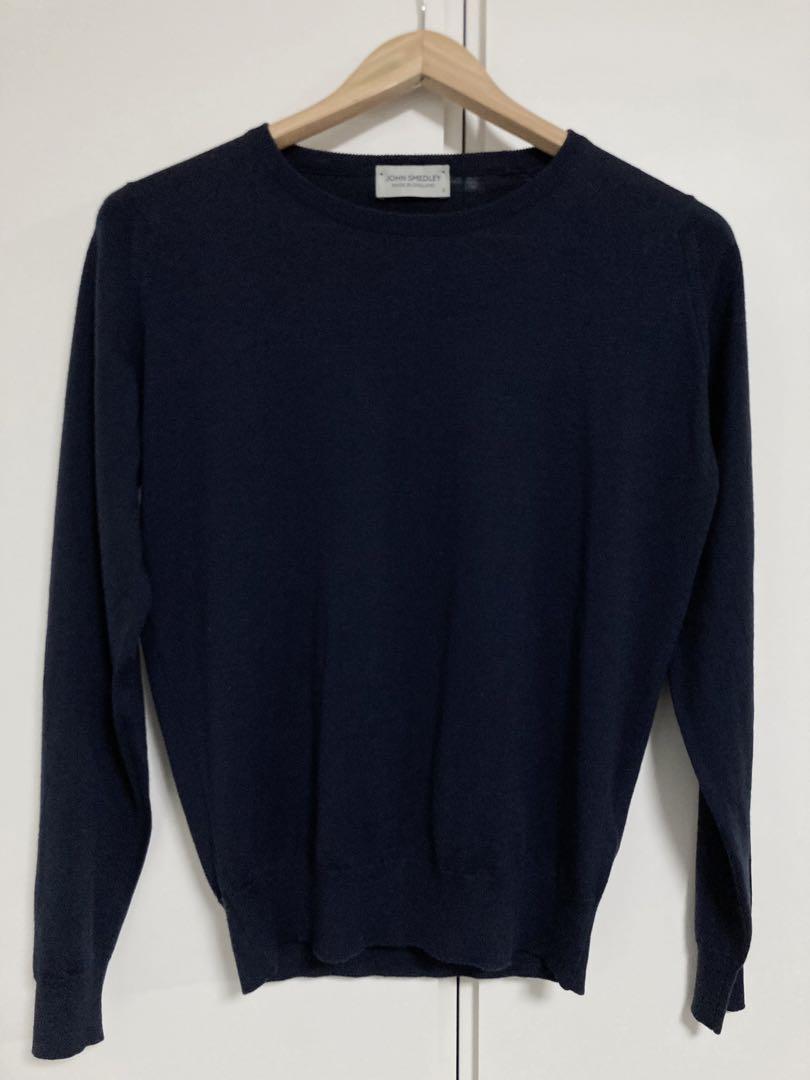 田*.様 JOHN SMEDLEY ネイビー XL セーター ジョンスメドレー メンズ ニット JOHN SMEDLEY ブランド