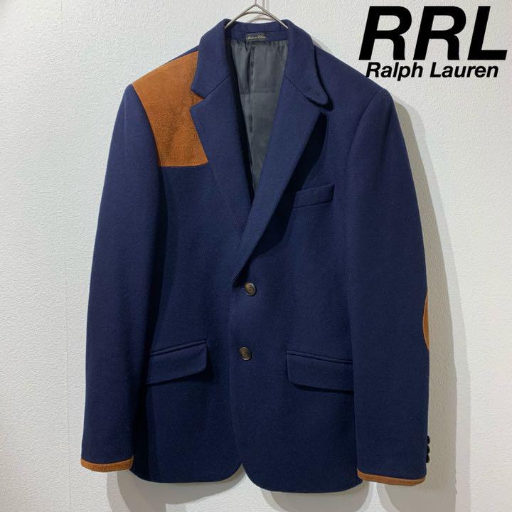 希少 RRL ダブルアールエル 上質 スエード レザー テーラード