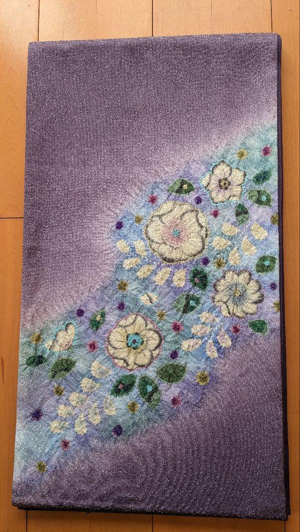 プロフ必読☆辻が花☆絞り☆銀通し☆落款 （プロフ必読☆やまと