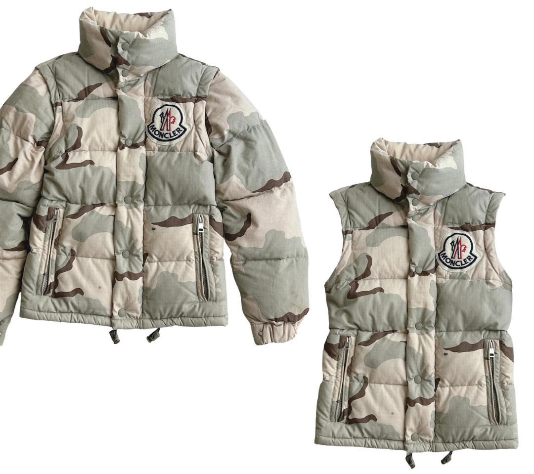 コムデギャルソン ジュンヤワタナベマン×モンクレール 迷彩柄ダウンジャケット Moncler Junya Watanabe Comme des Garcons Down Jacket Size S