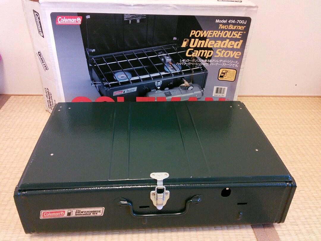 ほぼ新品 超美品コールマン ツーバーナー 414 Dual Fuelstove