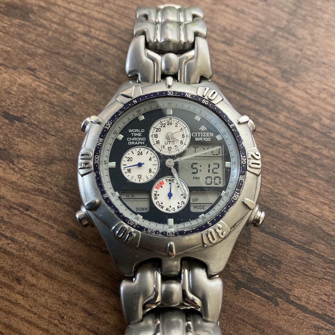 シチズン CITIZEN PRO MASTER WORLD TIME（国産ブランドを代表