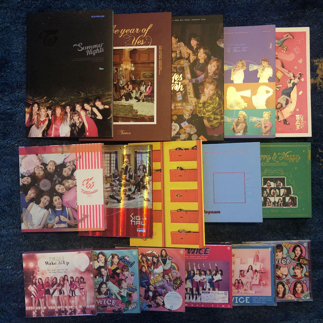 TWICE アルバム CD 収納BOX トレカセット TWICEグッズ ギフトボックス フォトカード トゥワイス テープ