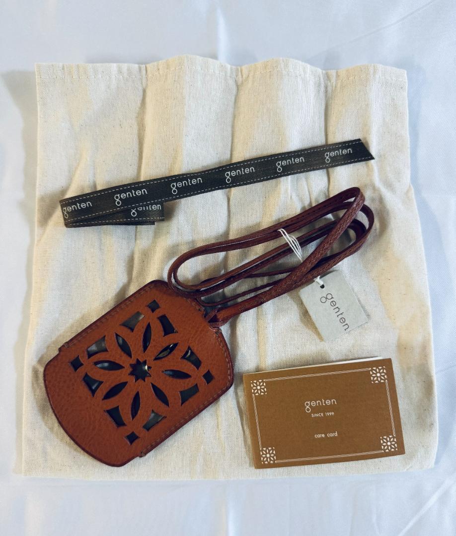 ゲンテン　genten ネックストラップキーケース　黒　カット　レザー 楽天市場】☆ genten ゲンテン キーケースComet cutwork