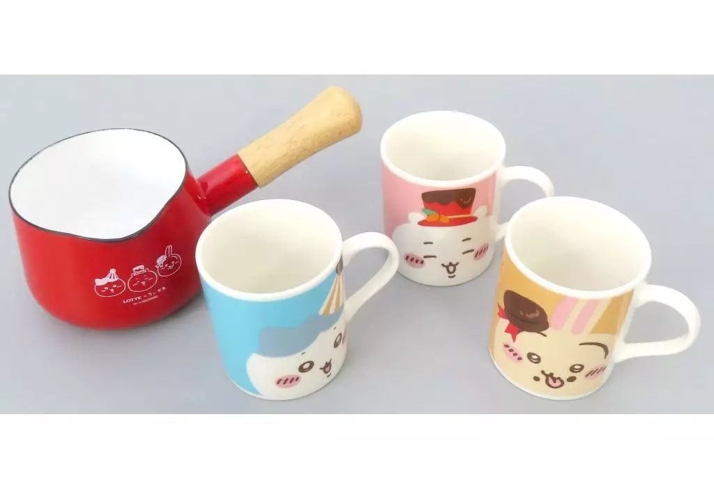 中古】食器 集合 オリジナルホットチョコレートセット 「LOTTE