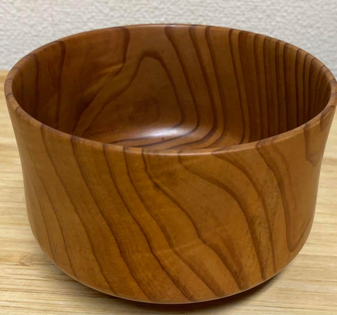 屋久杉 抹茶茶碗 無垢材 芝実作 専用箱無し（屋久杉専門店 屋久