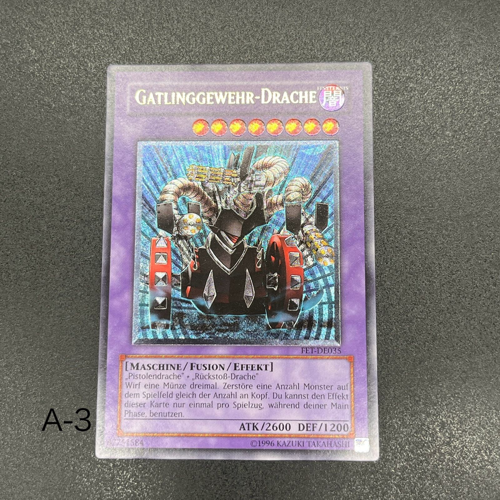 【遊戯王】ガトリングドラゴン【旧アジアレリーフ】 PSA9遊戯王旧アジア ガトリング・ドラゴン レリーフ アルティメット