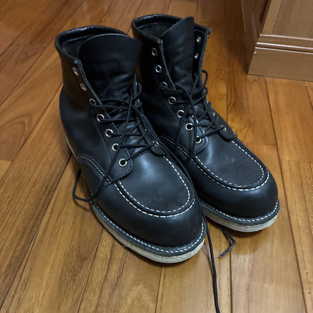 RED WING 8179 ブラック モックトゥブーツ US8 E（7E DEAD Y's