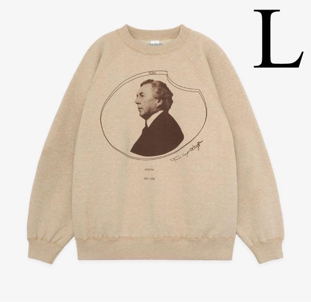 Front11201 クルーネックスウェット　L L front11201 スウェット ブラウン（Front11201 クルーネック