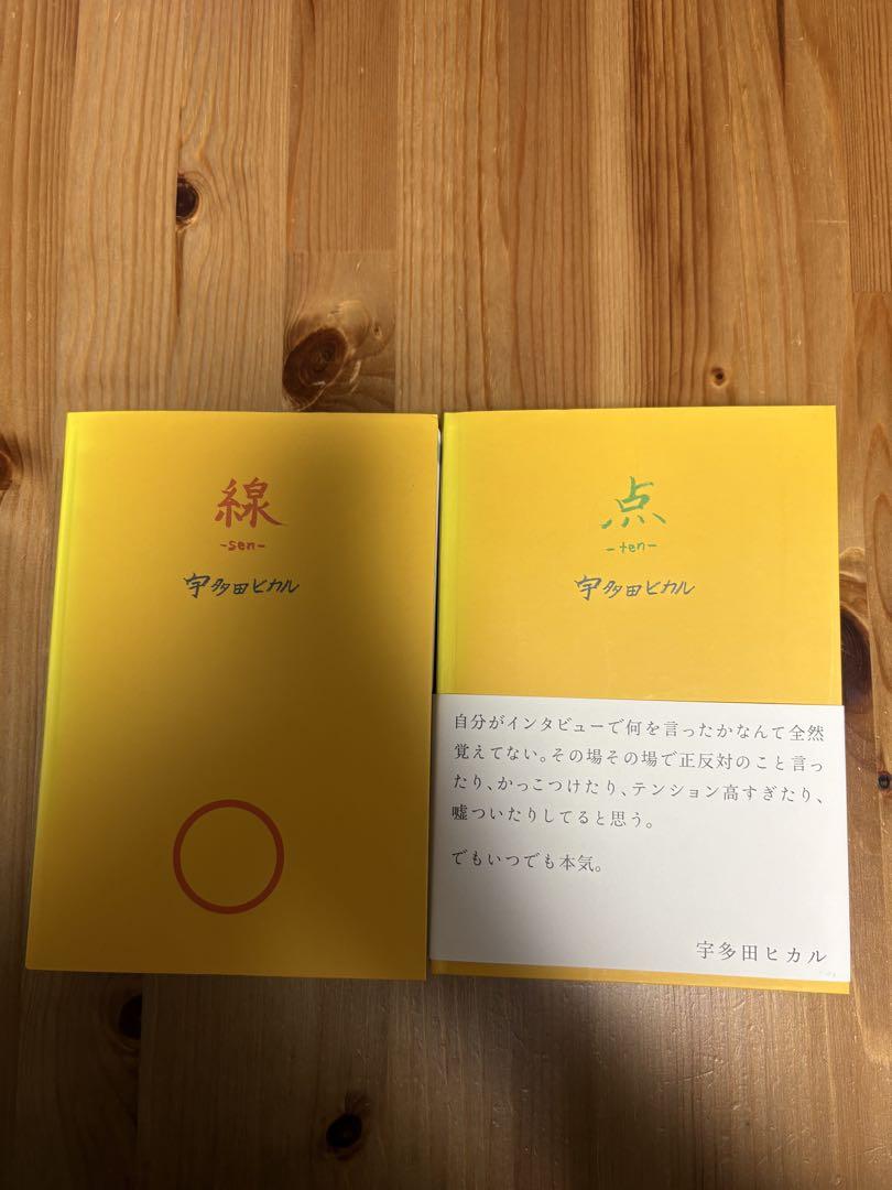 宇多田ヒカル 点と線 ten と sen 2冊セット 宇多田ヒカル 「点」「線」2冊セット - メルカリ