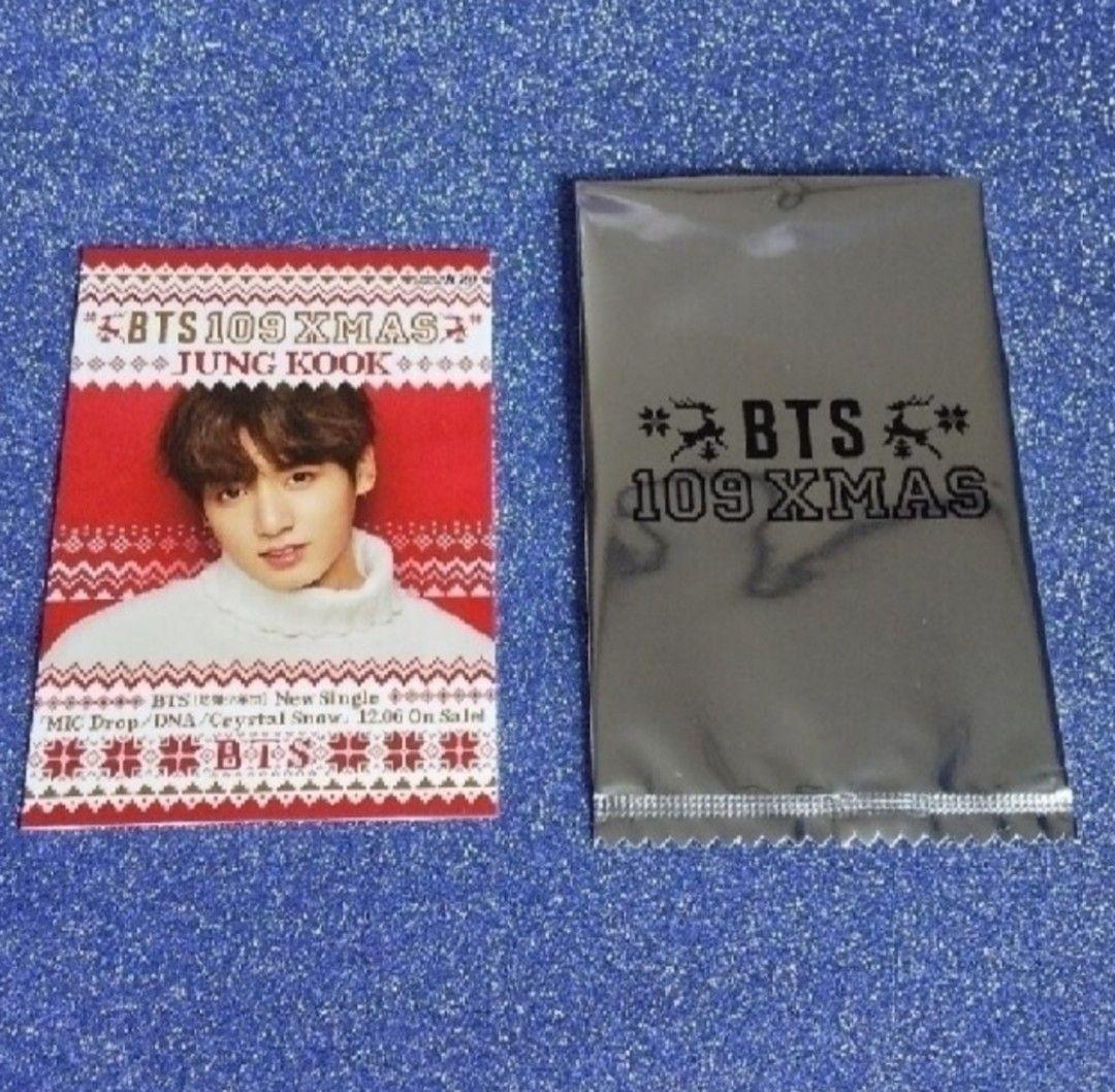 BTS 109 XMAS Jung Kook トレカ ジョングク 美品 公式 BTS 109 XMAS Jung Kook トレカ ジョングク 美品 公式（BTS 渋谷