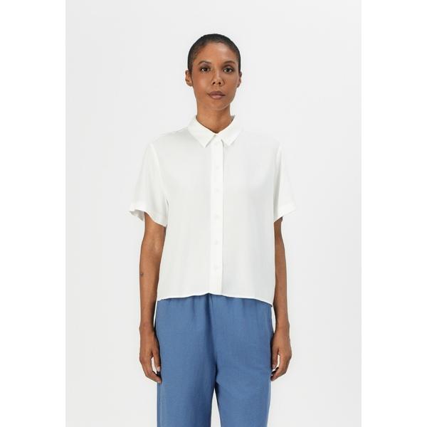 売れ筋商品|||マルコポーロ デニム シャツ レディース トップス Button-down blouse - white マルコポーロ デニム シャツ レディース トップス WOVEN BLOUSE