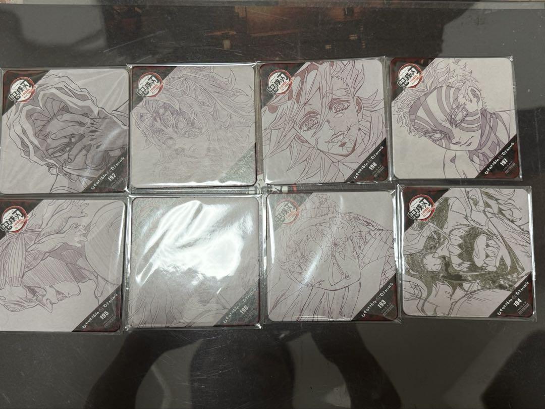 ufotable dining 上弦集結　コースター　コンプセット ufotable dining 上弦集結 コースター コンプセット（クリア