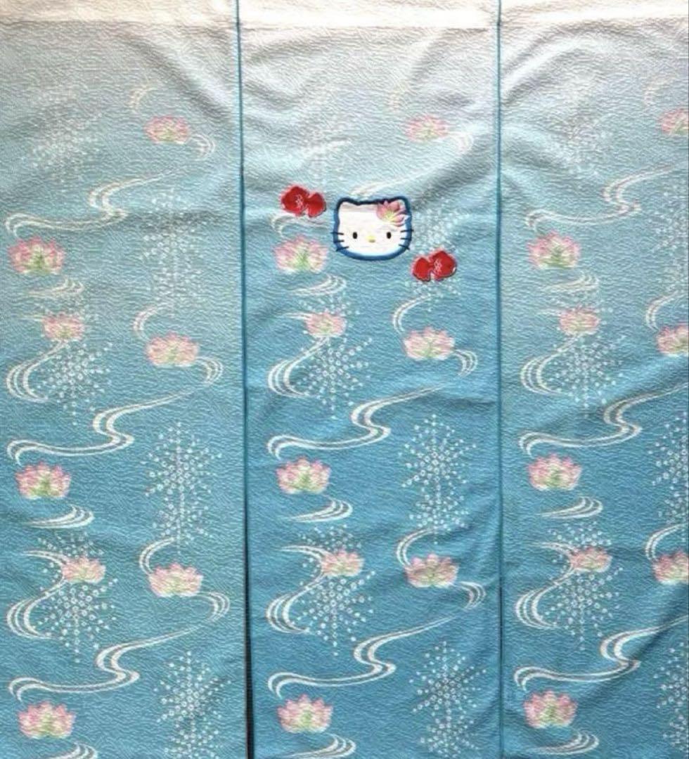 サンリオ ハローキティ のれん 2000年製 すいれん 金魚（楽天