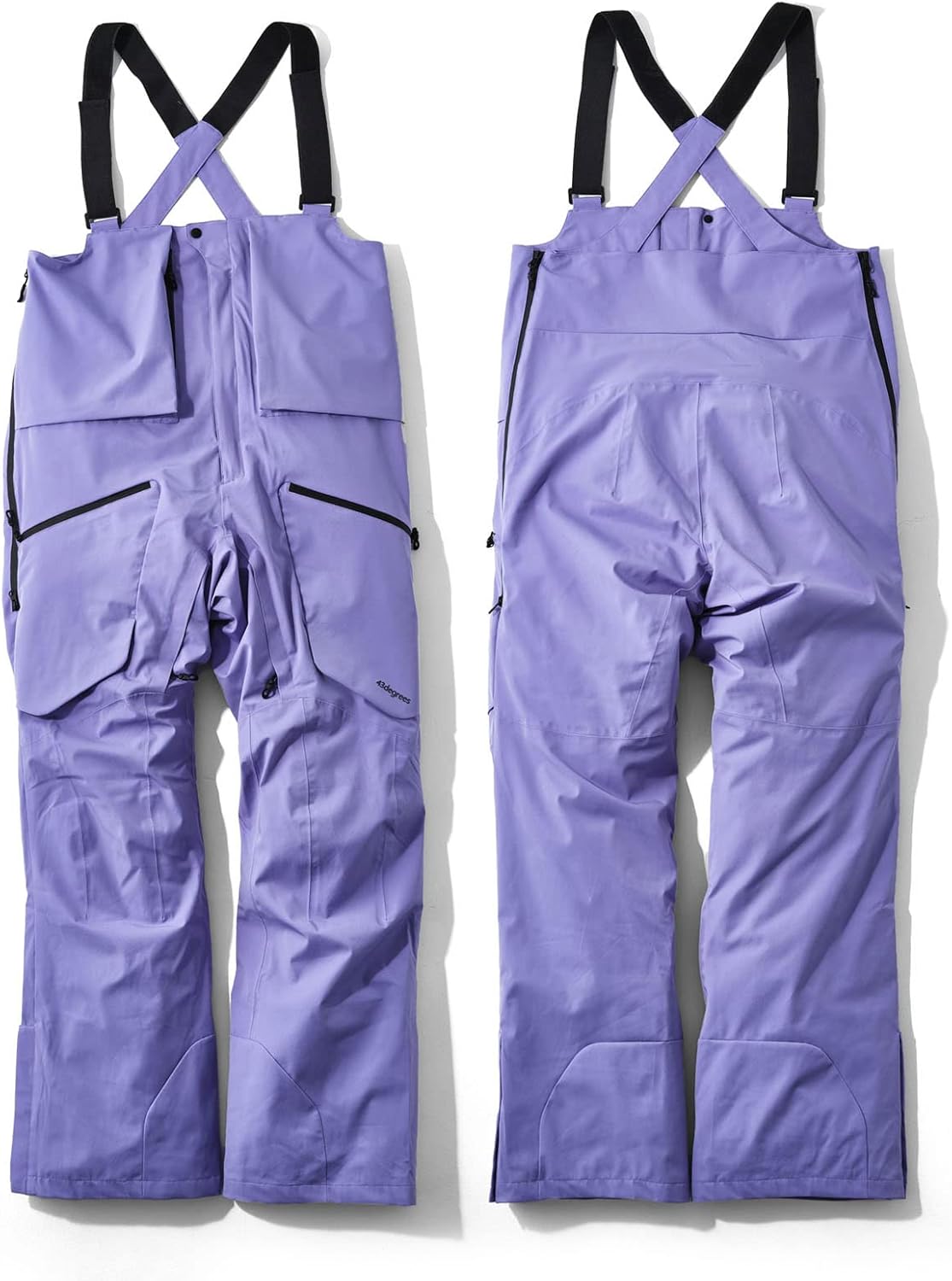 43DEGREES スノボ スキー ジャケット ビブパンツ セット 美品 43DEGREES スノーボードウェア メンズ ユニセックス パンツ