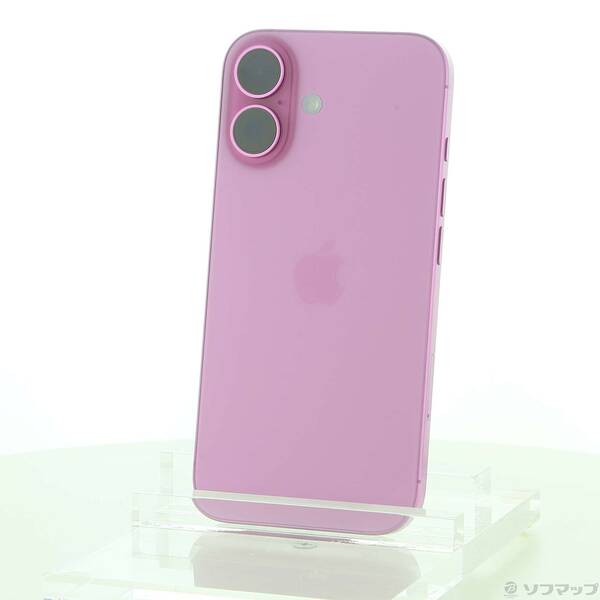 中古】Apple(アップル) iPhone16 128GB ピンク MYDT3J／A SIM