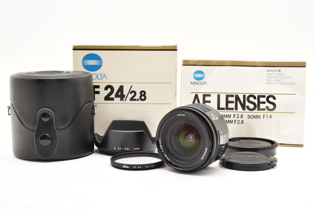 新品未使用】MINOLTA AF 24mm F2.8（口コミ・レビューで人気商品