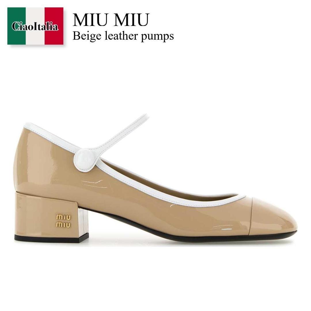 パンプス MiuMiu SHOES (5I435EFA03506E F0J34) 数量限定・在庫限り・早い者勝ち!】 ミュウミュウ / Miu Miu
