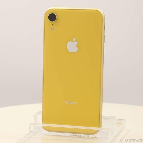 中古〕Apple(アップル) iPhoneXR 128GB イエロー MT0Q2J／A SIM