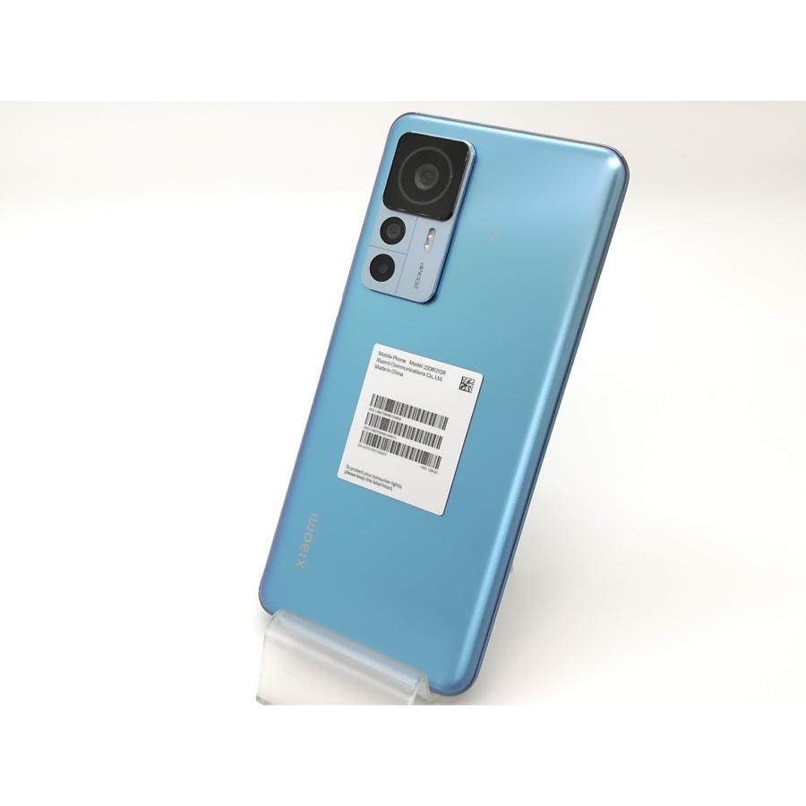 中古】Xiaomi 国内版 【SIMフリー】 Xiaomi 12T Pro ブルー 8GB