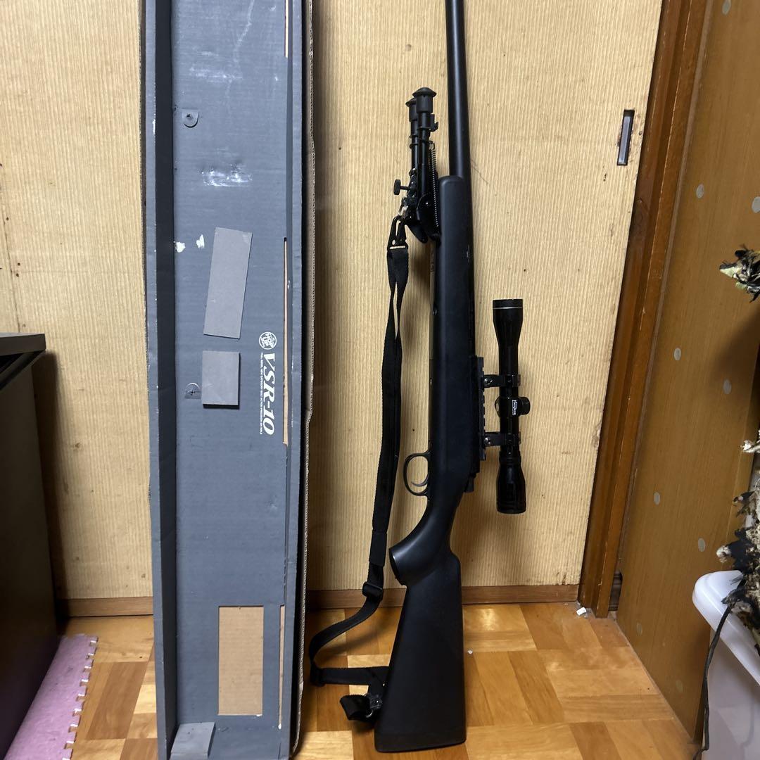 東京マルイ　vsr-10 スコープ　バイポット　箱付き 東京マルイvsr-10 スコープバイポット箱付き