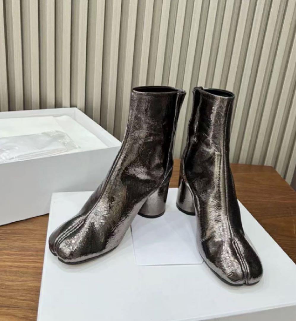 Maison Margiela メゾンマルジェラ「タビ」ミラーブーツ 37