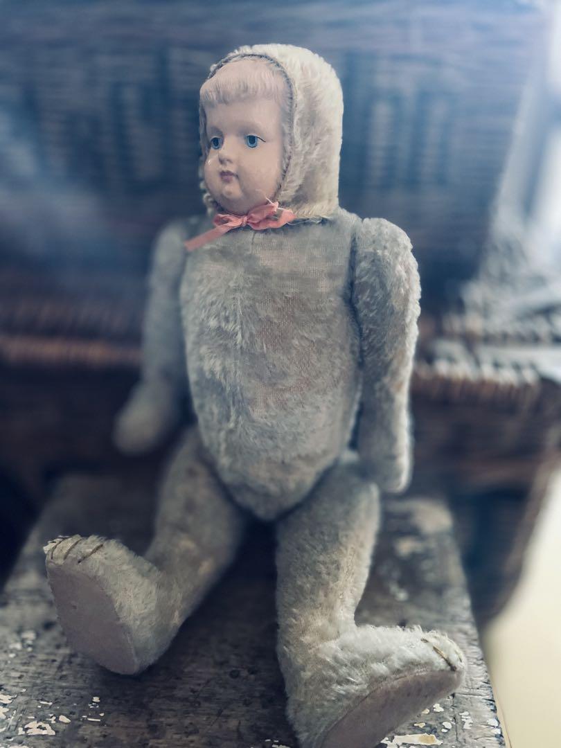 ⋆⑅˚₊ 希少アンティークセルロイドドールアンティークベア⋆⑅˚₊