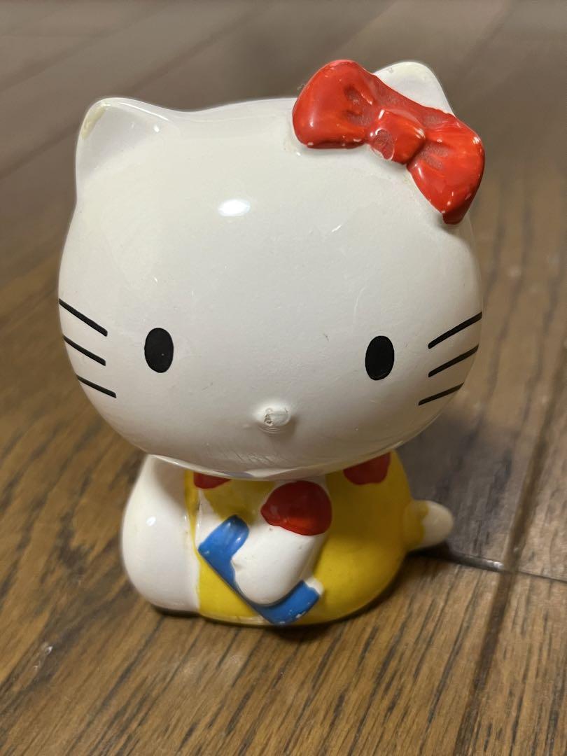 訳ありハローキティー♡レトロ陶器貯金箱 ハローキティ - サンリオ キティ 陶器 貯金箱の通販 by
